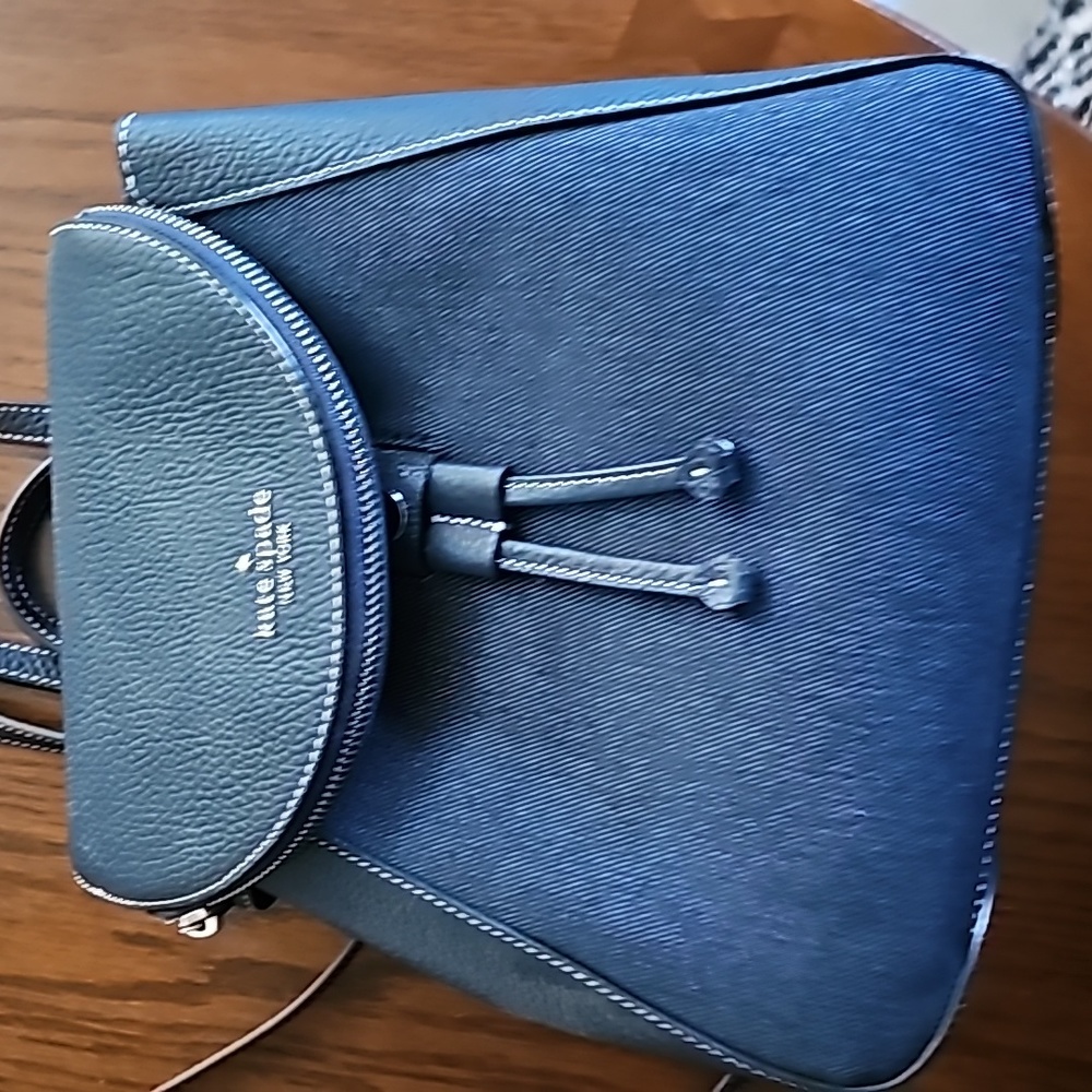 Kate spade unique backpack purse